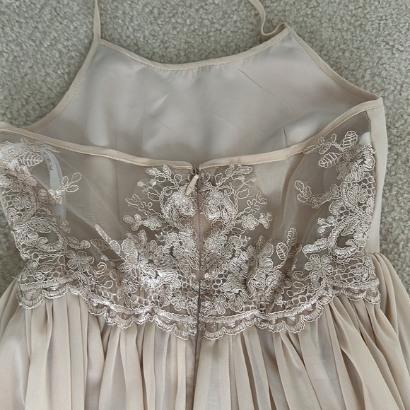 Azazie Junior Bridesmaid chiffon dress - Picture 7 of 10